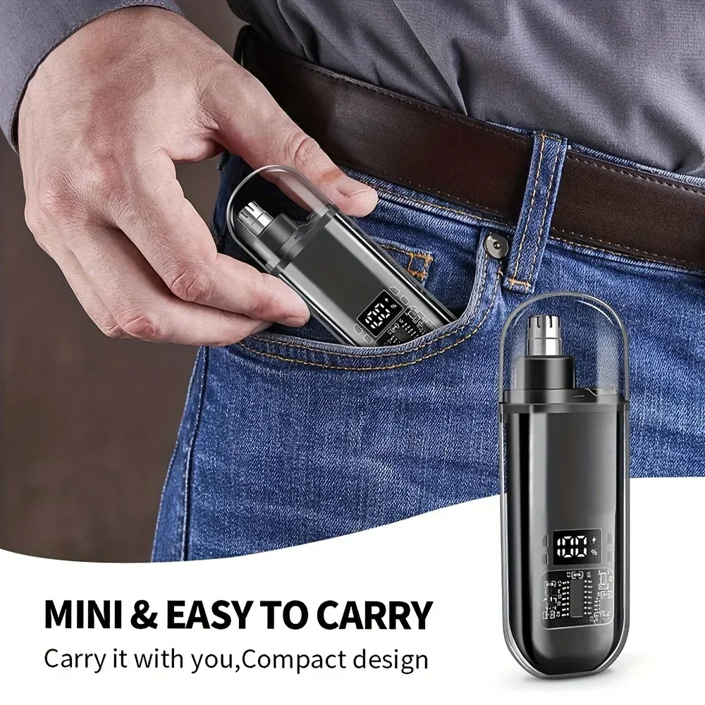 Portable USB Type C Fast Charg - Nose Trimmer 评论和价格