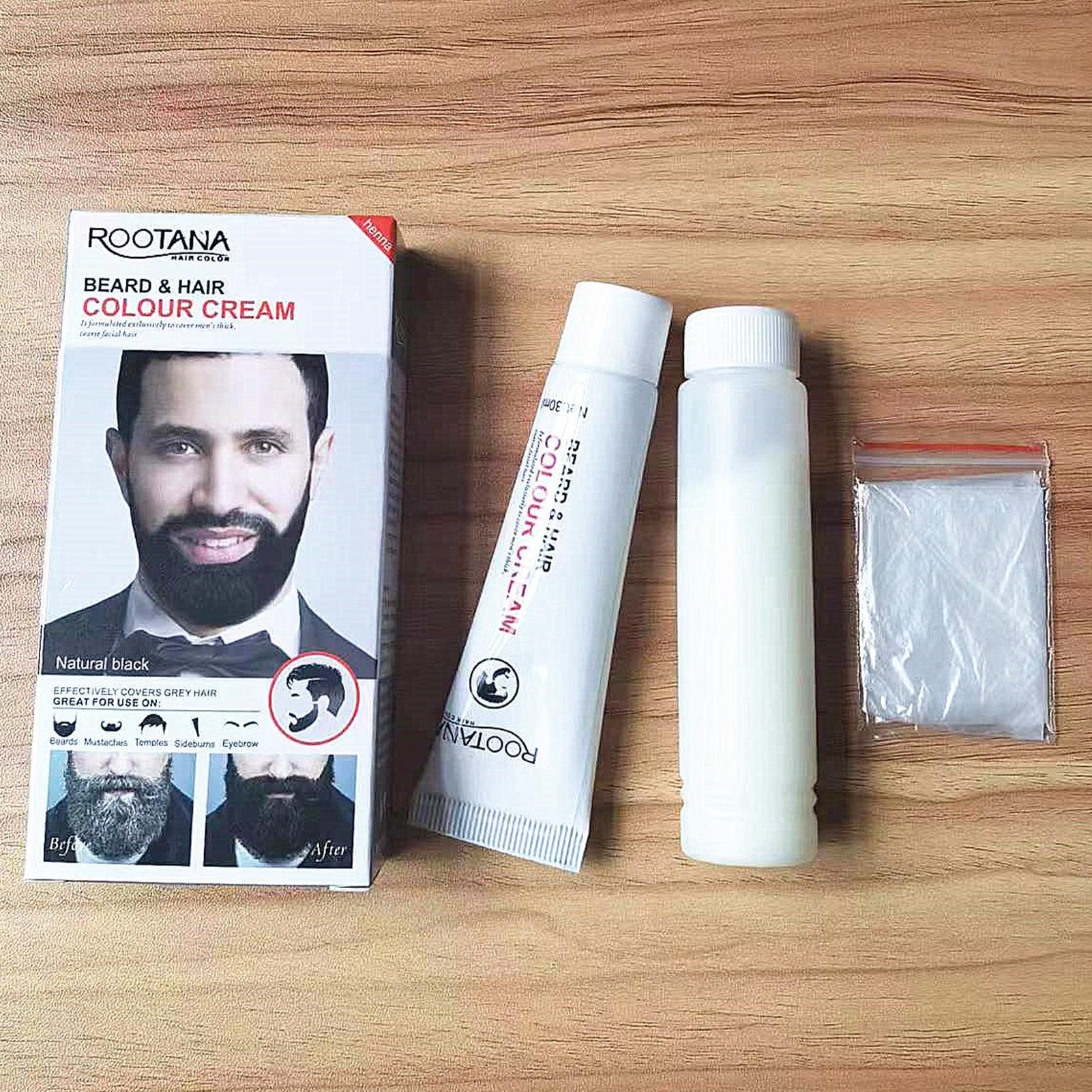 Mens Beard Dye 60ML Mustache D - Shaving Cream 评论和价格
