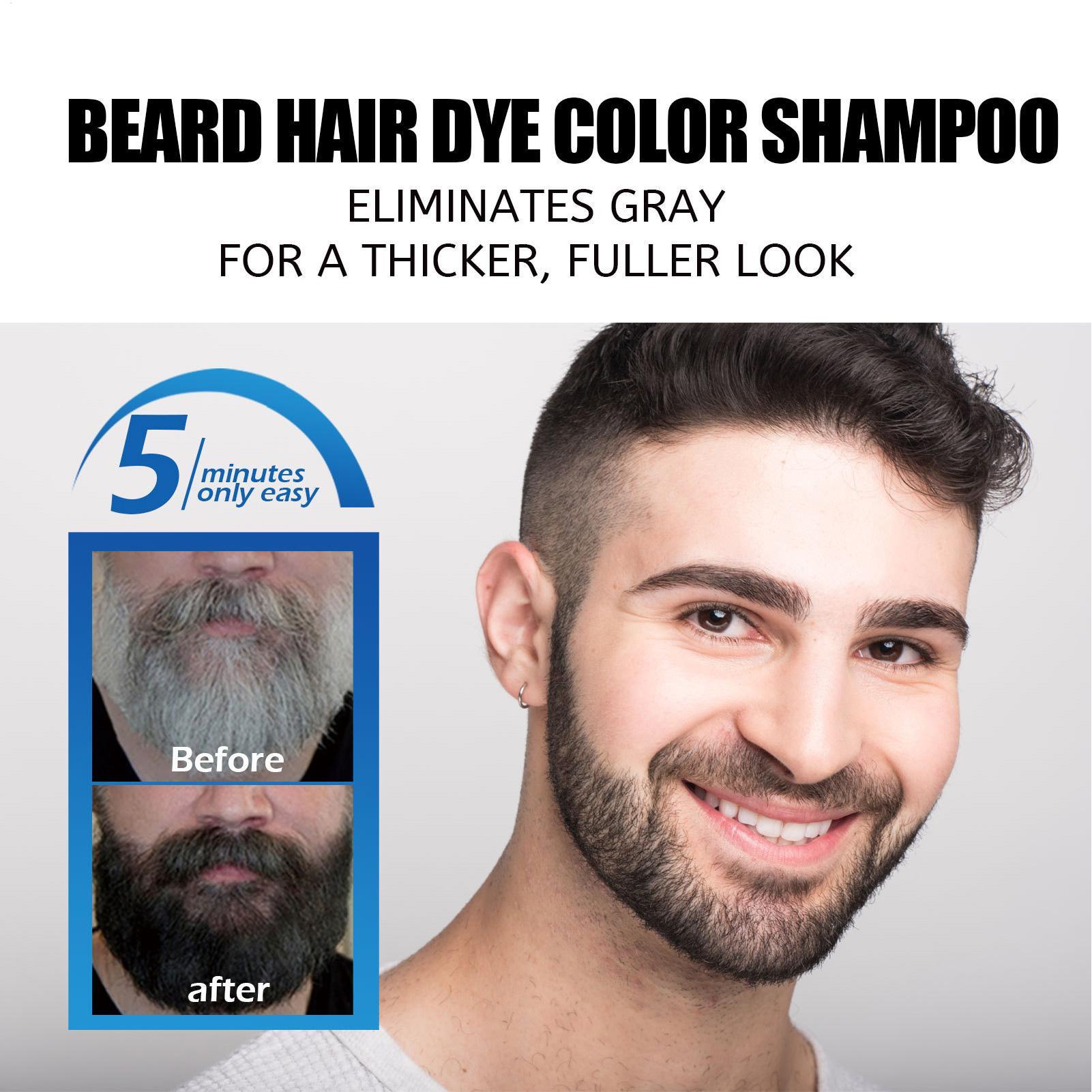 Mens Beard Dye 60ML Mustache D - Shaving Cream 评论和价格
