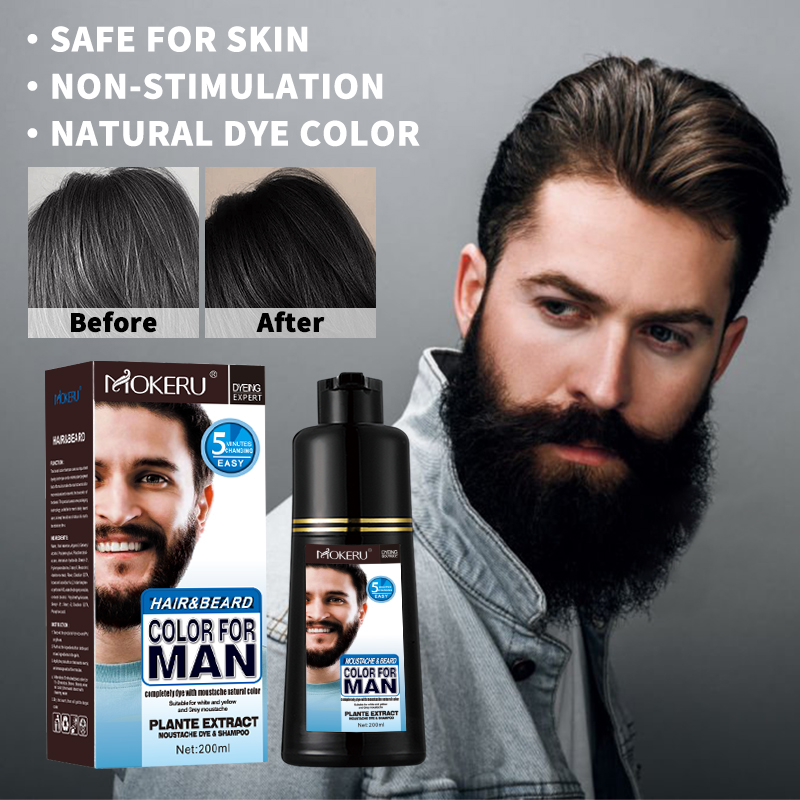 New Beard and Hair Dye Shampoo - Shaving Cream 评论和价格