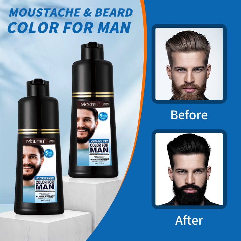 New Beard and Hair Dye Shampoo - Shaving Cream 评论和价格