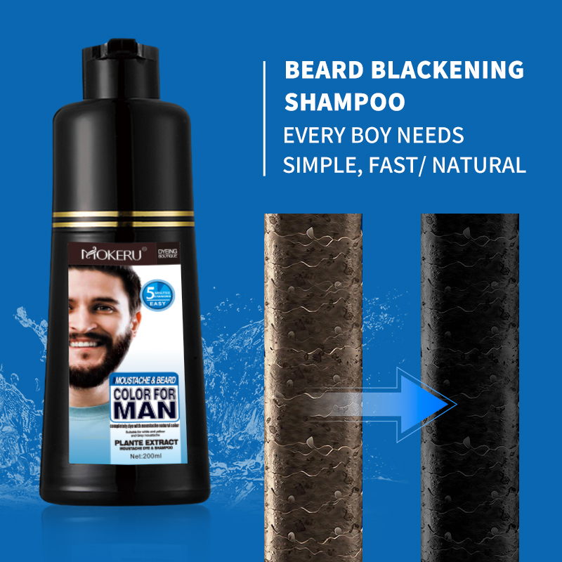 New Beard and Hair Dye Shampoo - Shaving Cream 评论和价格