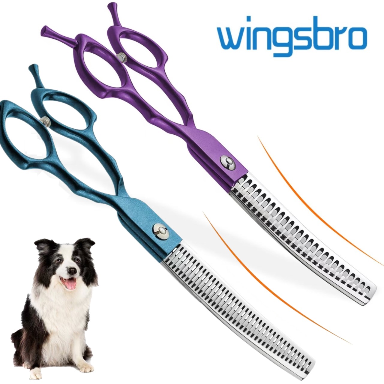 7inch Curved Chunkers Shears S - Grooming Scissors 评论和价格